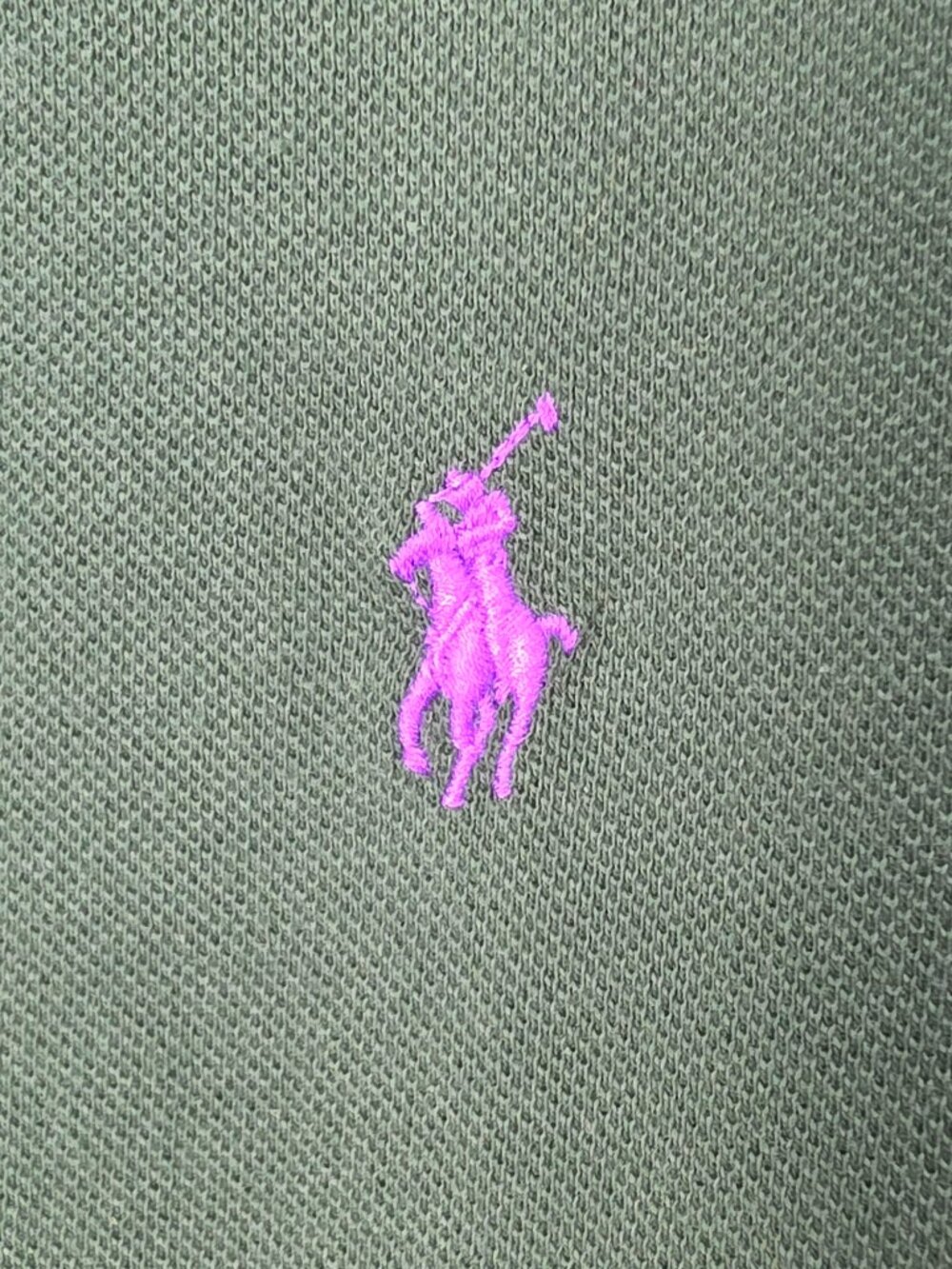 NWOT Polo Ralph Lauren Men's Green Long Sleeve Polo Shirt Size XLT & 2XLT - Picture 4 of 15
